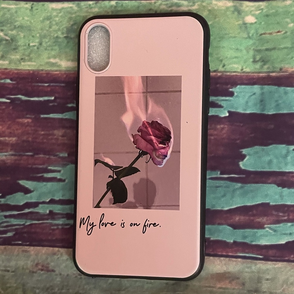 My love is on fire iPhone X case